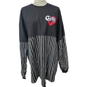 Disney Parks Nightmare Before Christmas Jack And Sally Spirit Jersey XXL NWT